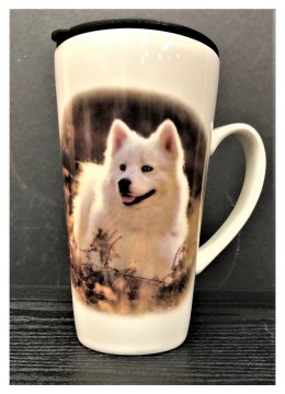 "Dog" Mug W/ Lid With Gift Box
